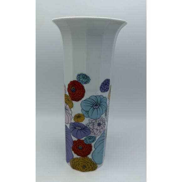 100 Jahre Rosenthal Germany 1979 Linie Polygon Floral Tapio Wirkkala Patras Vase - Picture 4 of 8